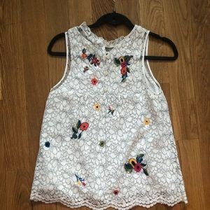 Anthropologie sleeveless blouse